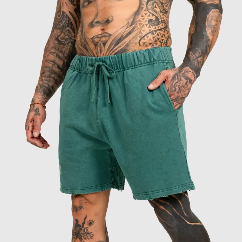 Pantaloni scurți Iron Aesthetics ASTHX, washed green-5