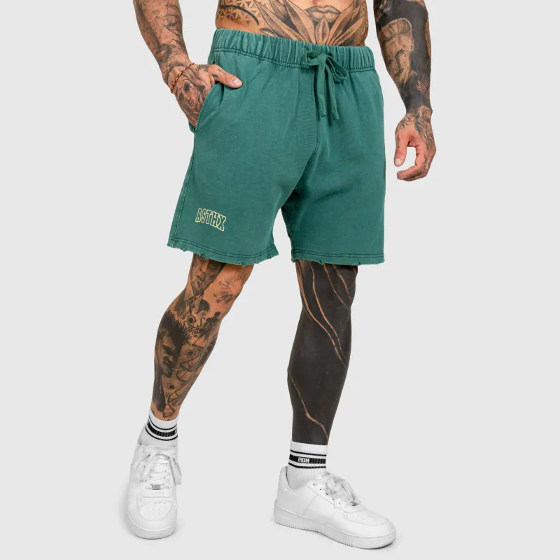Pantaloni scurți Iron Aesthetics ASTHX, washed green-1