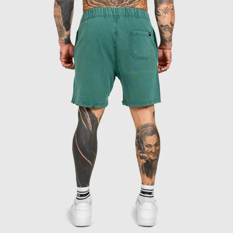 Pantaloni scurți Iron Aesthetics ASTHX, washed green-10