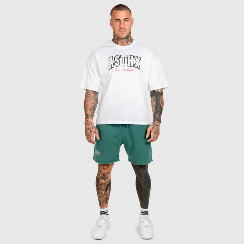 Pantaloni scurți Iron Aesthetics ASTHX, washed green-13
