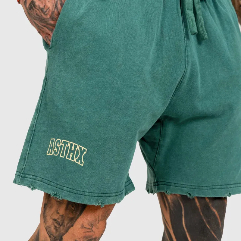Pantaloni scurți Iron Aesthetics ASTHX, washed green-14