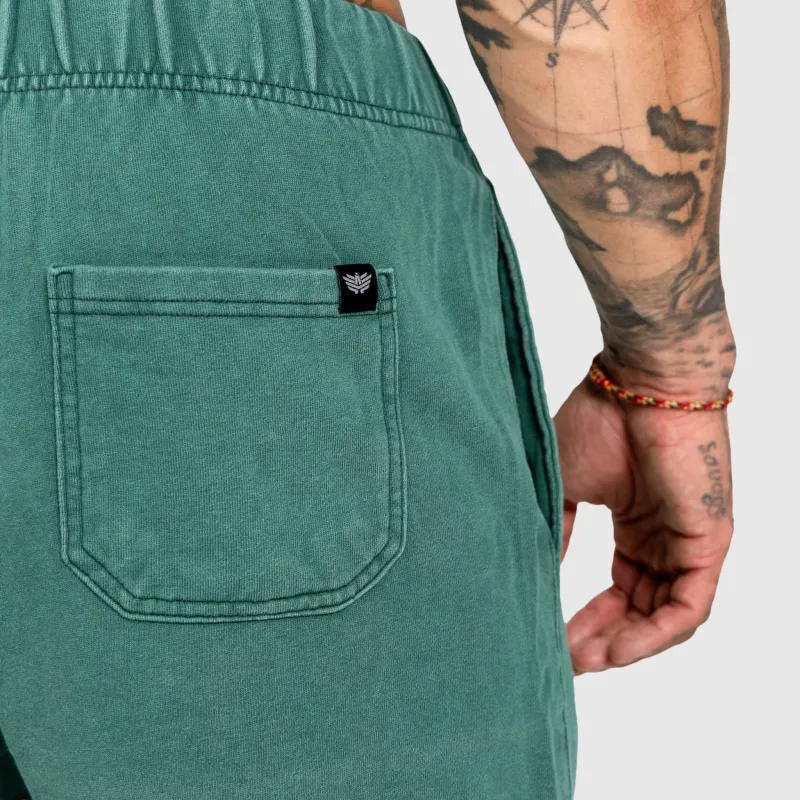 Pantaloni scurți Iron Aesthetics ASTHX, washed green-15