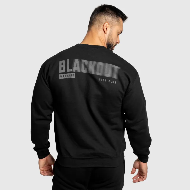 Pulover bărbați Iron Aesthetics Blackout, negru-1