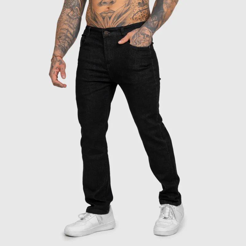 Blugi bărbați Iron Aesthetics Urban, negri-3