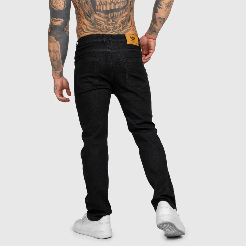 Blugi bărbați Iron Aesthetics Urban, negri-4