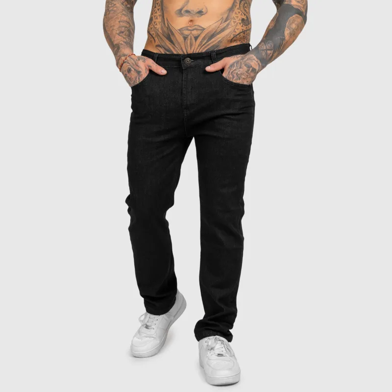 Blugi bărbați Iron Aesthetics Urban, negri-7