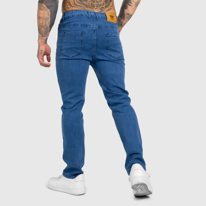 Blugi bărbați Iron Aesthetics Urban, albaștri închiși-7