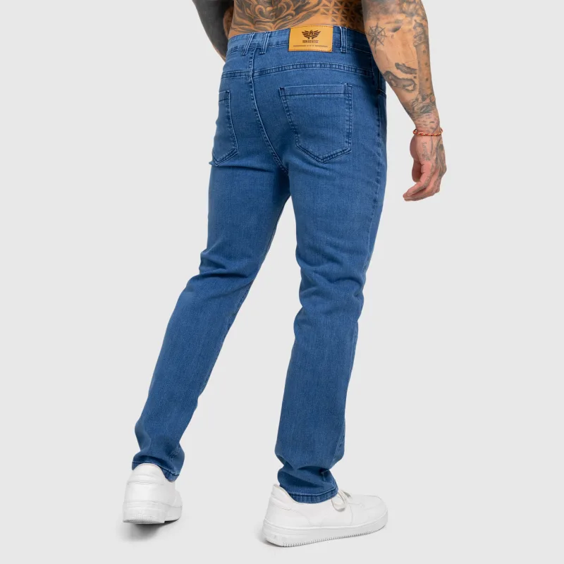 Blugi bărbați Iron Aesthetics Urban, albaștri închiși-6