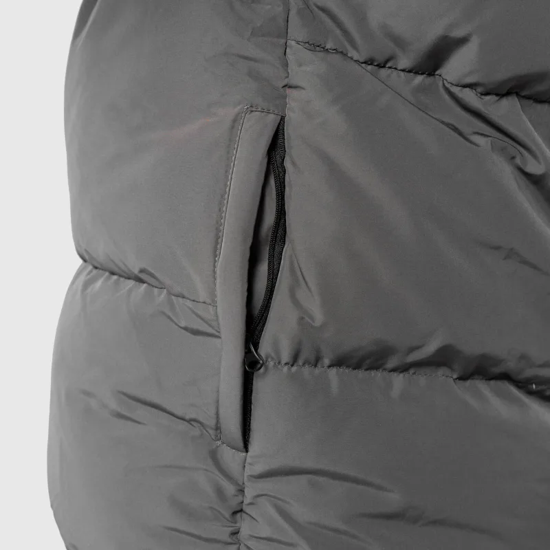 Geacă bărbați Iron Aesthetics Block Puffer, black/grey-10