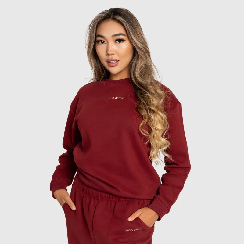 Set de trening damă Iron Aesthetics Lift & Glow, brick red-5