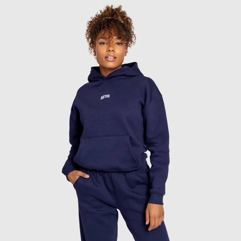 Hanorac damă Iron Aesthetics Fitness Club, navy-6