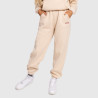 Pantaloni de trening damă Iron Aesthetics Fitness Club, bej