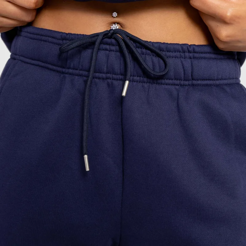 Pantaloni de trening damă Iron Aesthetics Fitness Club, navy-6