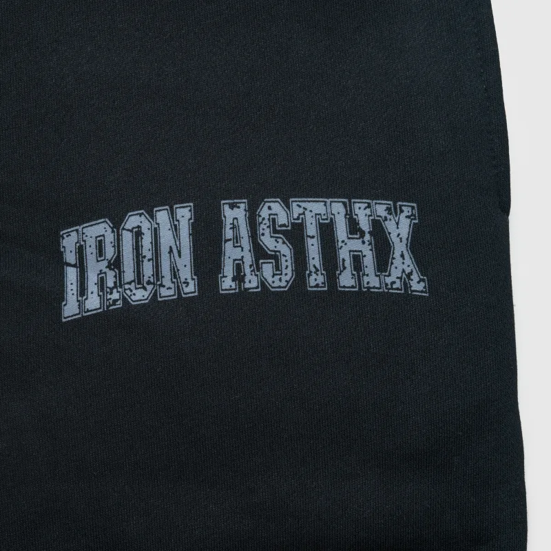 Pantaloni de trening bărbați Iron Aesthetics X-Society, negri-7