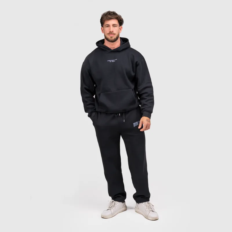 Pantaloni de trening bărbați Iron Aesthetics X-Society, negri-9