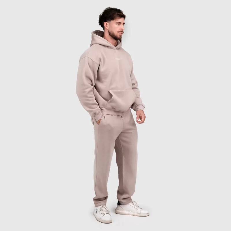 Pantaloni de trening bărbați Iron Aesthetics X-Society, bej-11