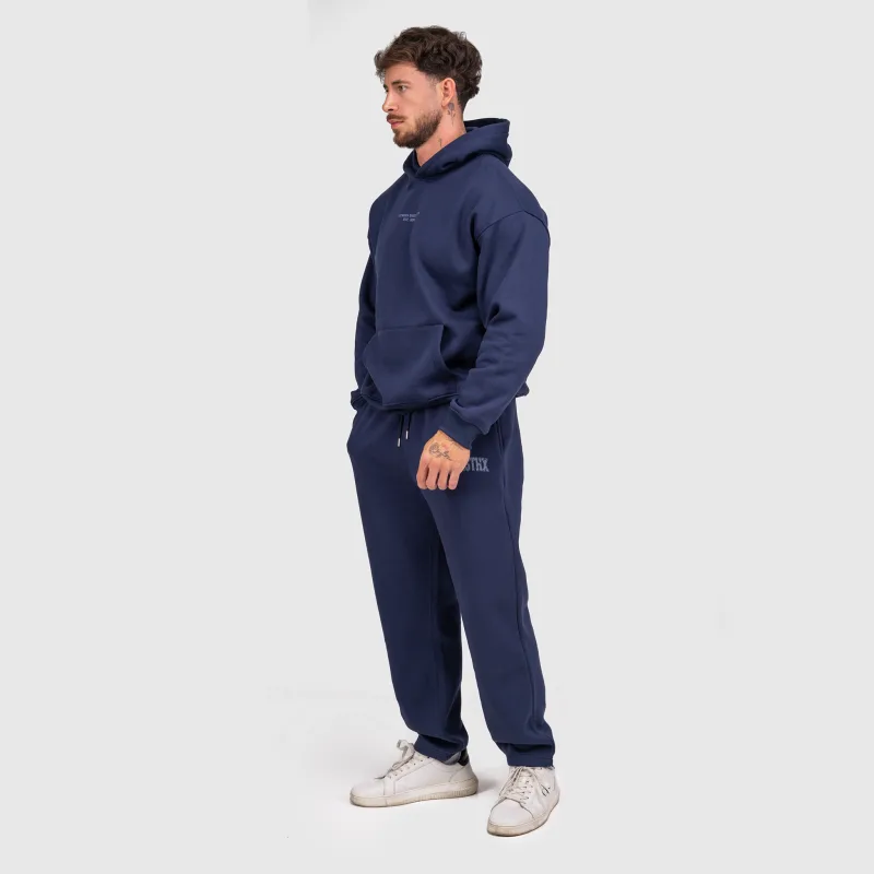 Hanorac bărbați Iron Aesthetics X-Society, navy-10