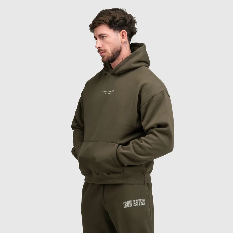 Hanorac bărbați Iron Aesthetics X-Society, verde-3