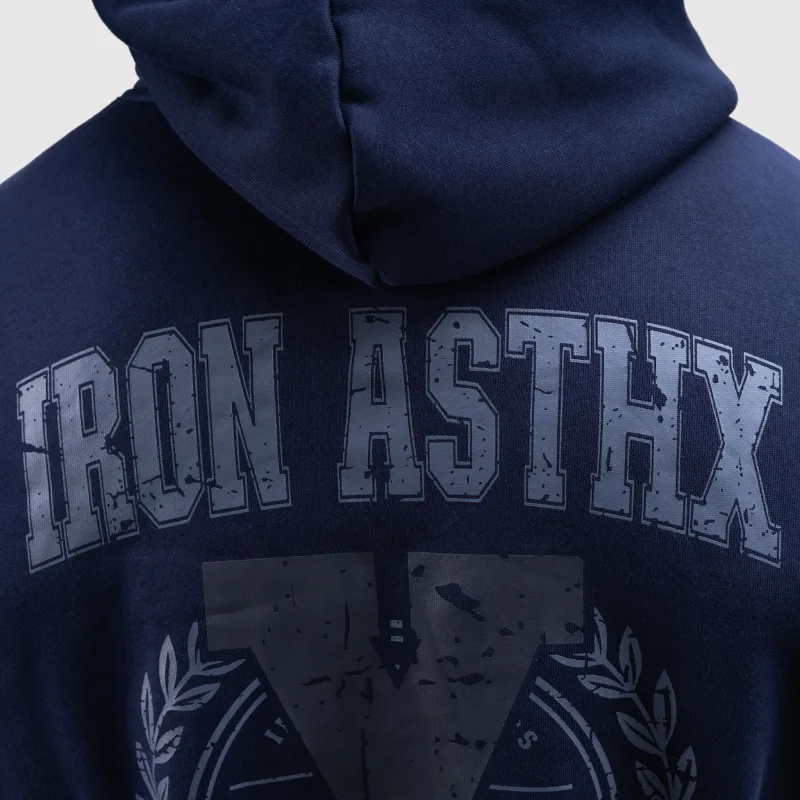 Hanorac bărbați Iron Aesthetics X-Society, navy-6