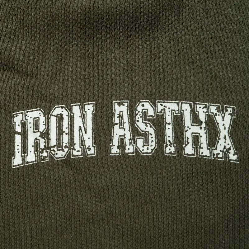 Pantaloni de trening bărbați Iron Aesthetics X-Society, verzi-5