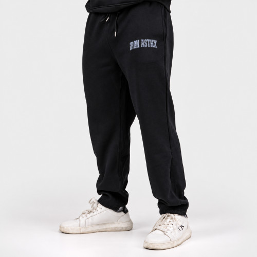 Pantaloni de trening bărbați Iron Aesthetics X-Society, negri