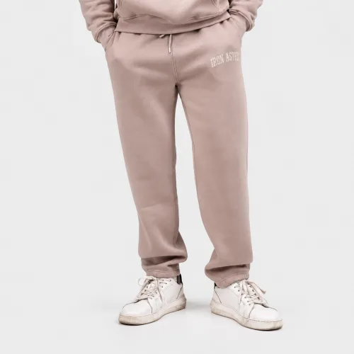 Pantaloni de trening bărbați Iron Aesthetics X-Society, bej