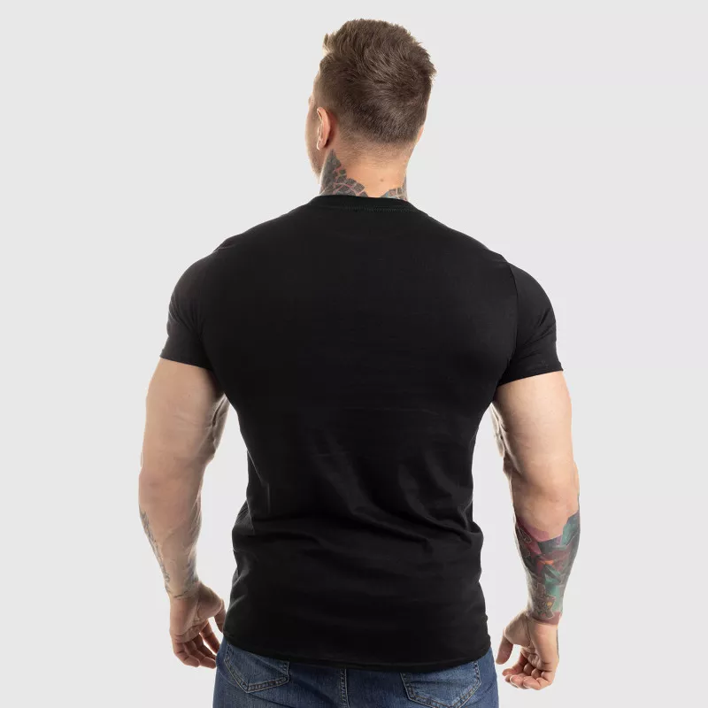 Tricou Ultrasoft IRON MAN, black on black-4