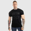 Tricou Ultrasoft IRON MAN, black on black