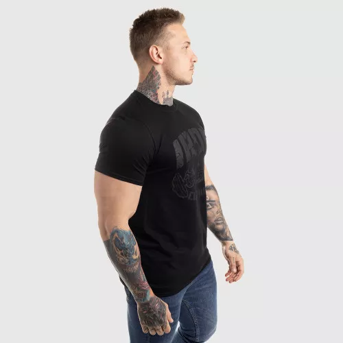Tricou Ultrasoft IRON MAN, black on black