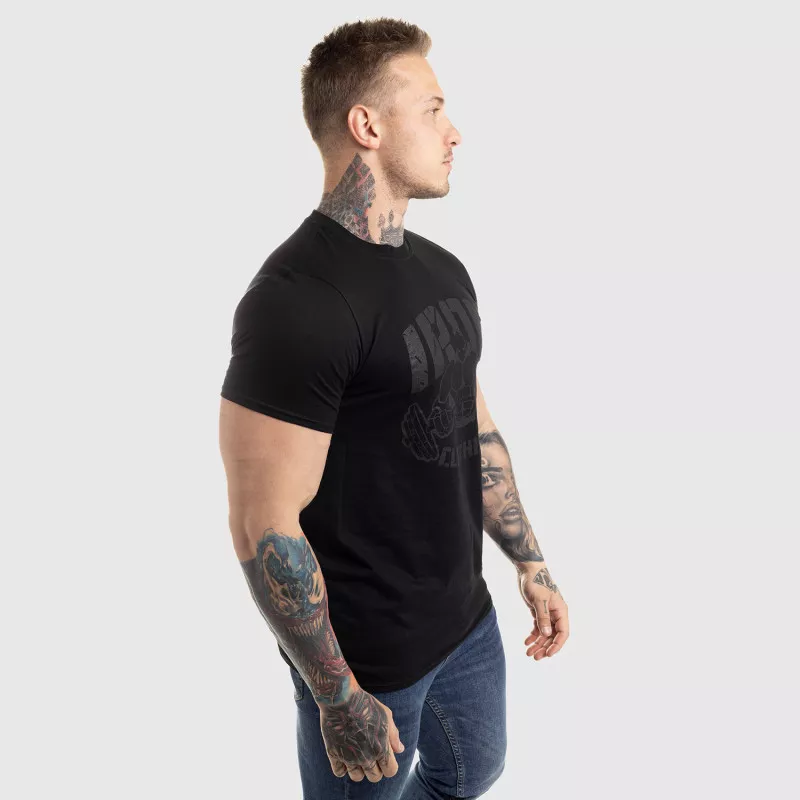Tricou Ultrasoft IRON MAN, black on black-2