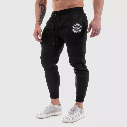 Pantaloni de trening Jogger Iron Aesthetics Circle Star, negrii