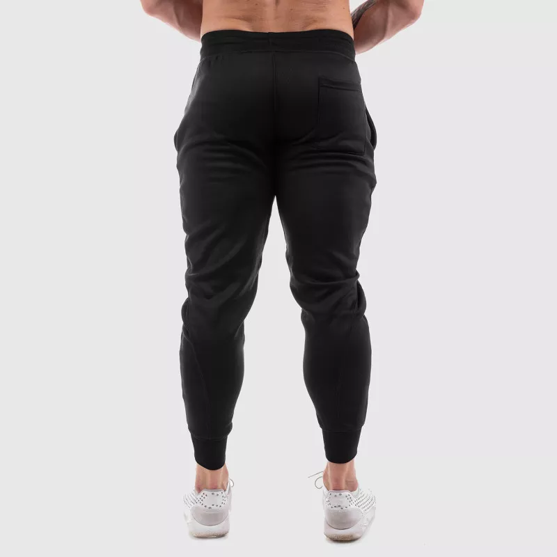 Pantaloni de trening Jogger Iron Aesthetics Circle Star, negrii-3