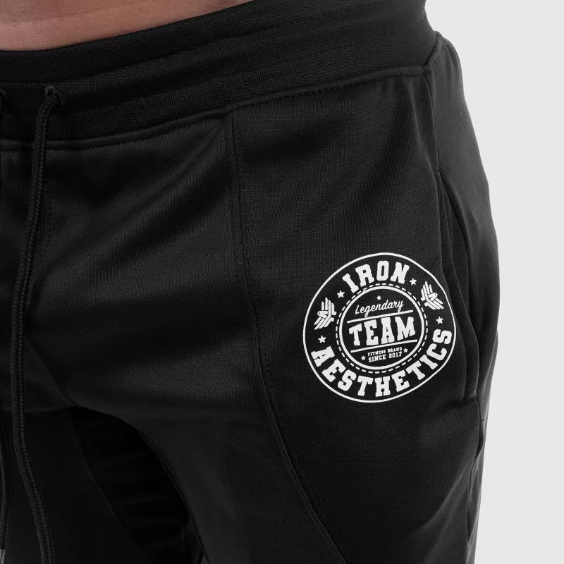 Pantaloni de trening Jogger Iron Aesthetics Circle Star, negrii-6