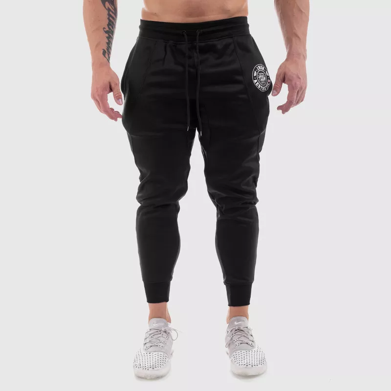Pantaloni de trening Jogger Iron Aesthetics Circle Star, negrii-7