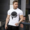 Tricou Ultrasoft Iron Aesthetics Skull, alb