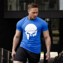 Tricou Ultrasoft Iron Aesthetics Skull, albastru