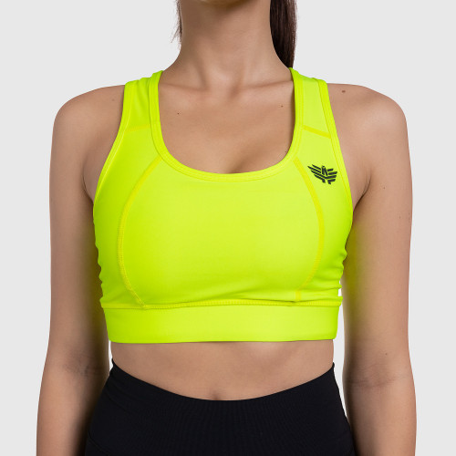 Bustieră sport pentru damă - Iron Aesthetics, NEON GREEN