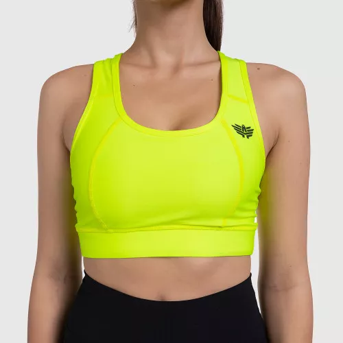 Bustieră sport pentru damă - Iron Aesthetics, NEON GREEN
