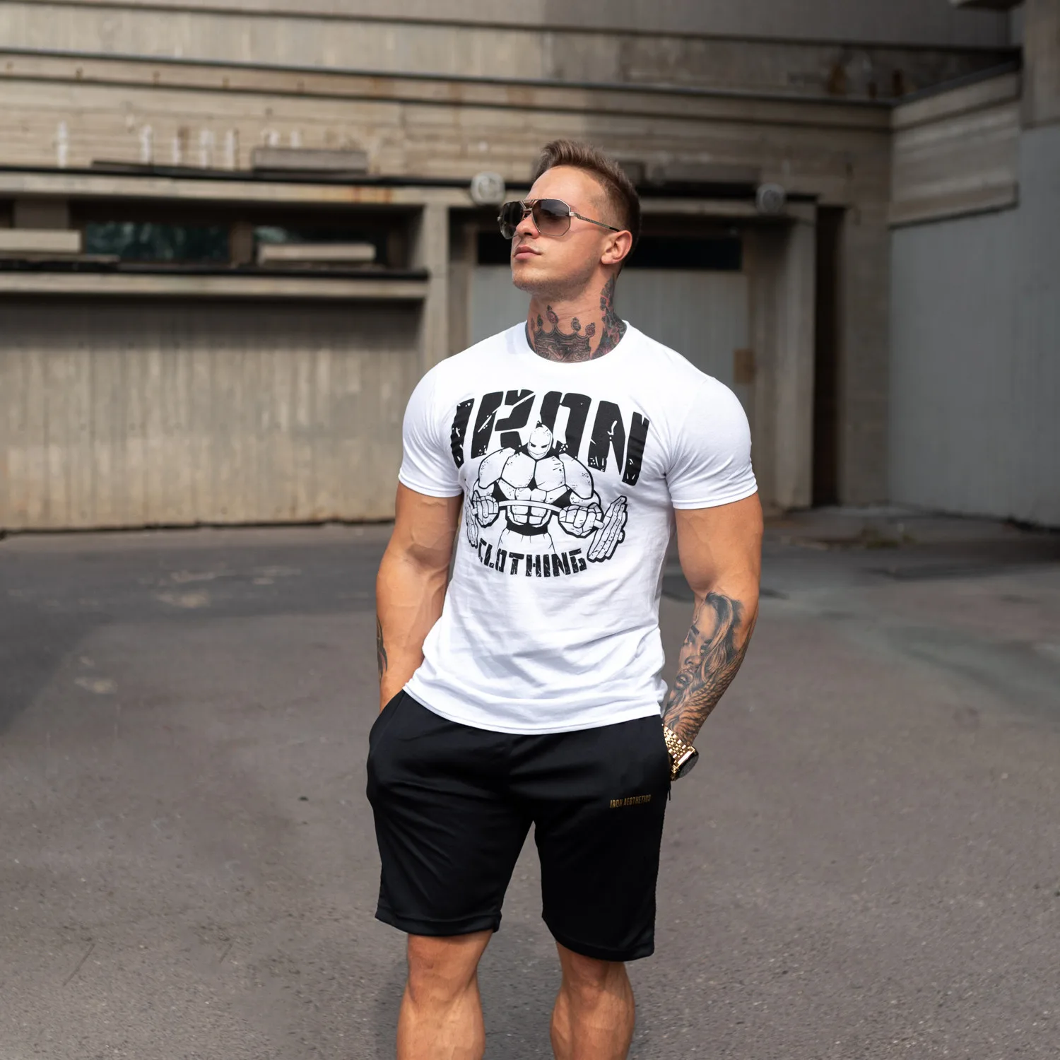 Tricou UltraSoft IRON MAN, alb-1