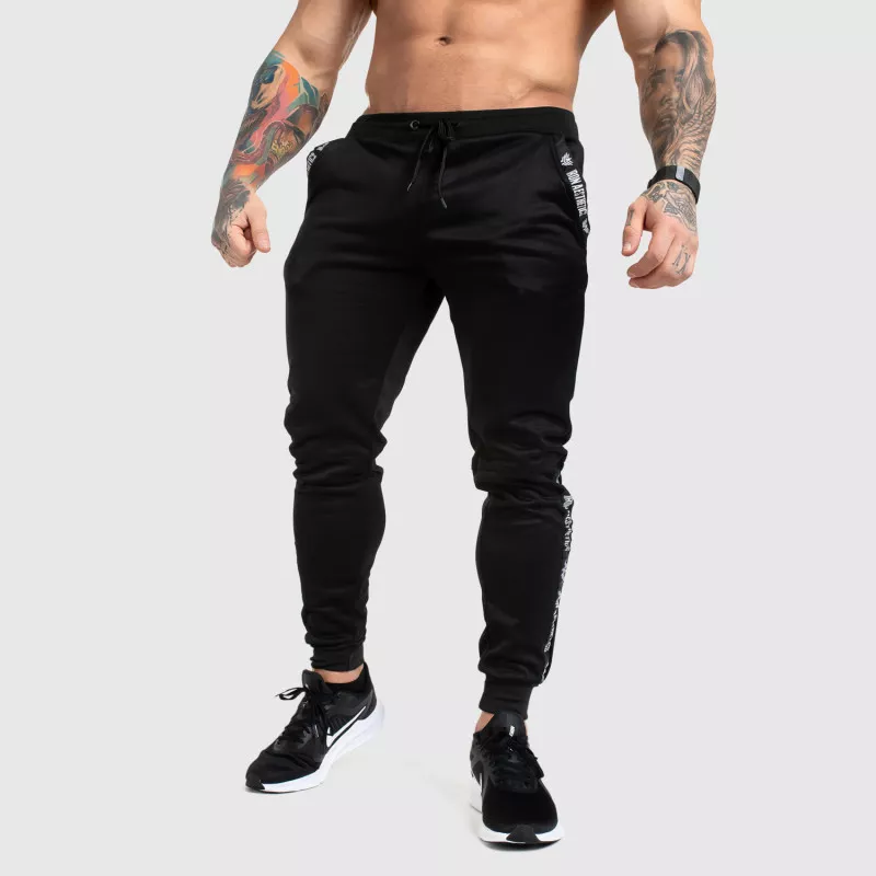 Pantaloni de trening Jogger Iron Aesthetics Partial, negri-3