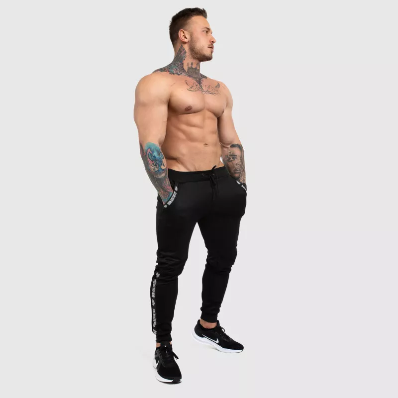 Pantaloni de trening Jogger Iron Aesthetics Partial, negri-5