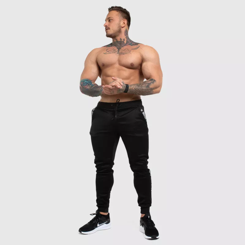 Pantaloni de trening Jogger Iron Aesthetics Partial, negri-6