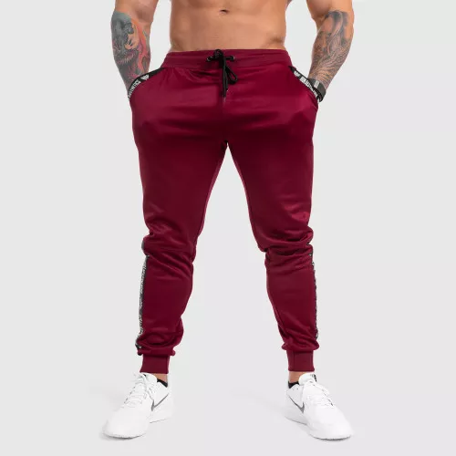 Pantalonii de trening Jogger Iron Aesthetics Partial, vișinii