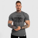 Tricou fitness pentru bărbați Iron Aesthetics Force, gri