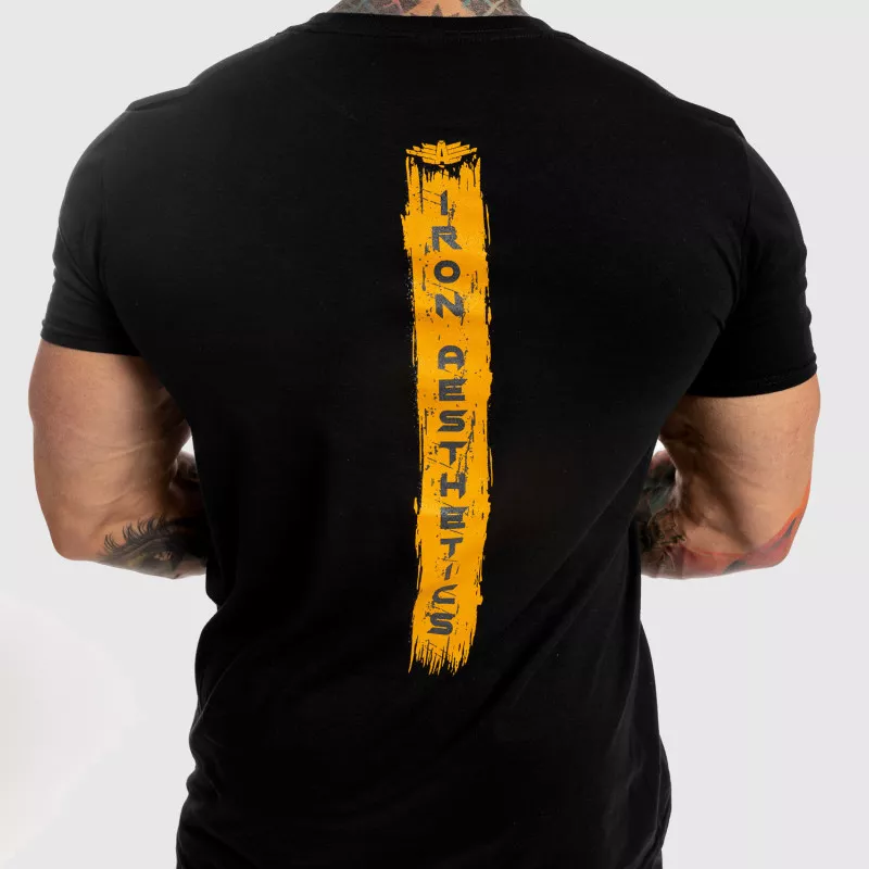 Tricou fitness pentru bărbați Iron Aesthetics Force, negru-7