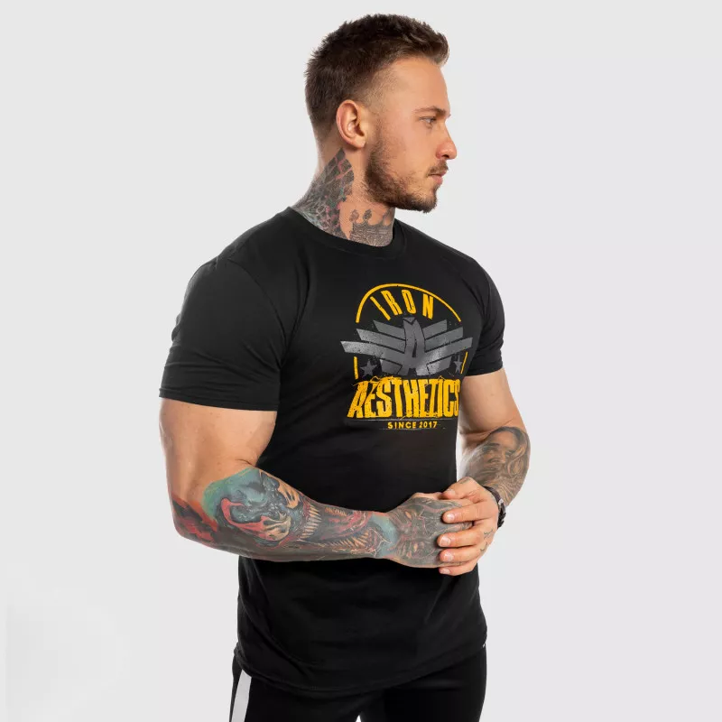 Tricou fitness pentru bărbați Iron Aesthetics Force, negru-8