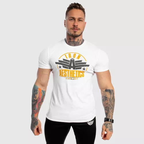 Tricou fitness pentru bărbați Force, alb