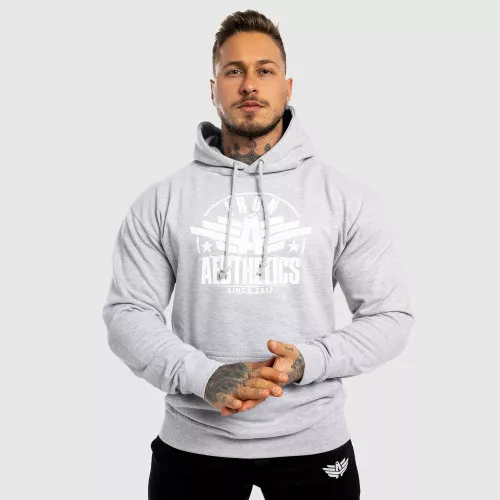 Hanorac fitness fără fermoar Force, gri