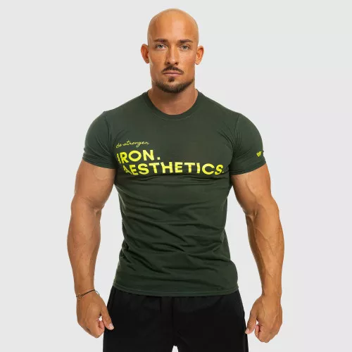 Tricou fitness pentru bărbați Be Stronger, verde