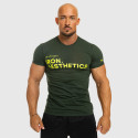 Tricou fitness pentru bărbați Iron Aesthetics Be Stronger, verde
